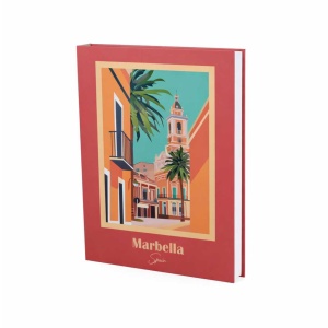 Cadeauboek Marbella met mediterrane print