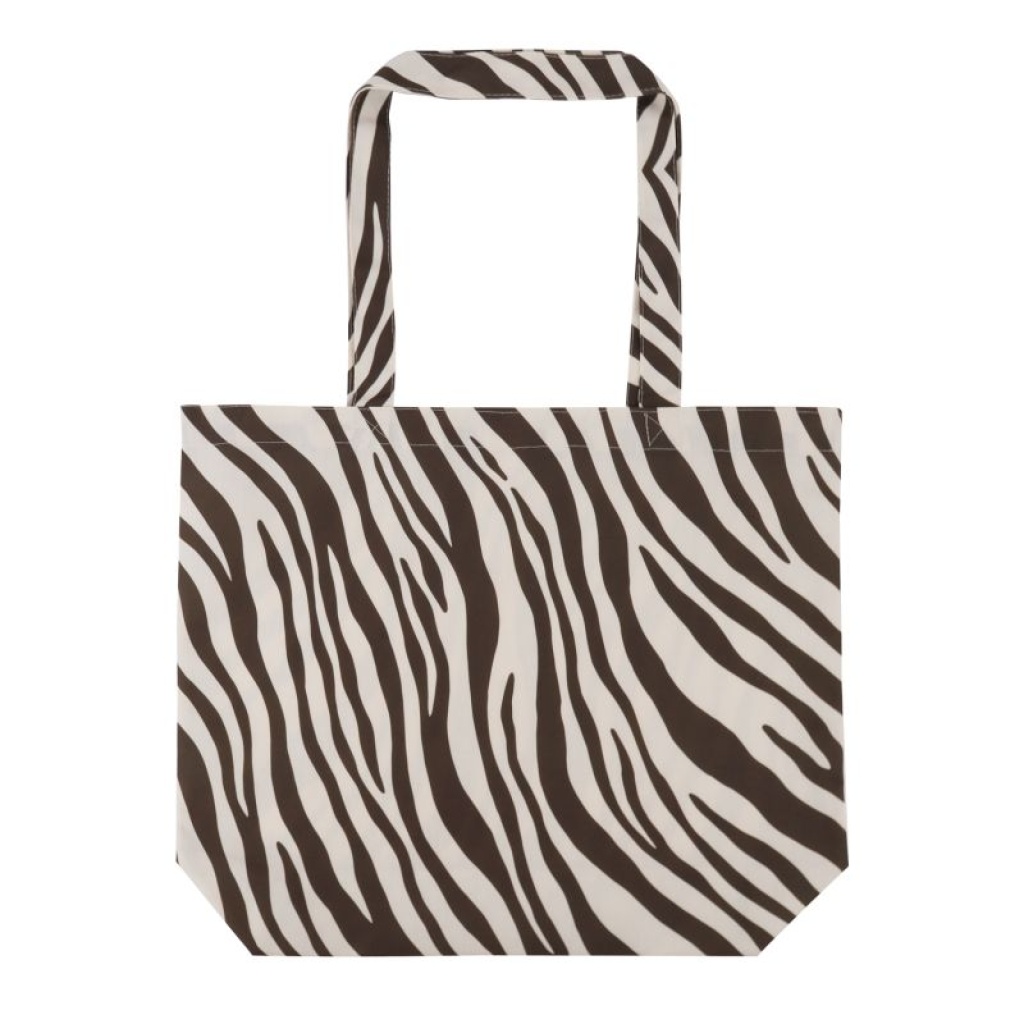 Katoenen tas met zebraprint