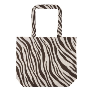 Katoenen tas met zebraprint
