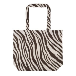 Katoenen tas met zebraprint