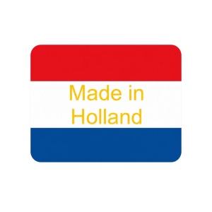 Etiketten – Made in Holland – 33 x 25 mm – 250 Stuks