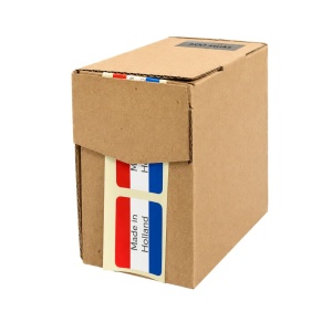Etiketten – Made in Holland – 33 x 25 mm – 250 Stuks