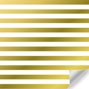 Papierrol - Streep Goud - 50cm x 100m
