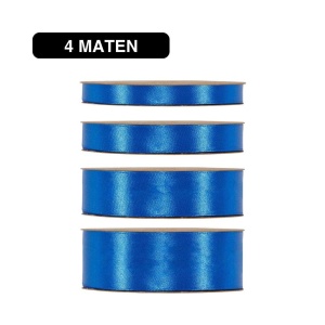 Double Satin Classic – Blauw – 50m – Lint