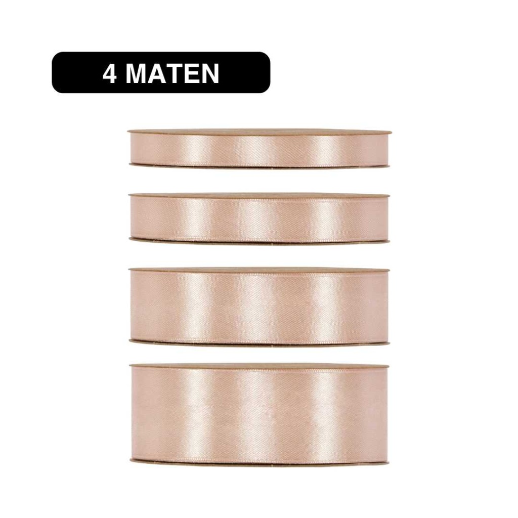 Double Satin Classic – Poederroze – 50m – Lint