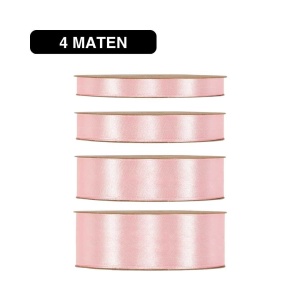 Double Satin Classic – Lichtroze – 50m – Lint