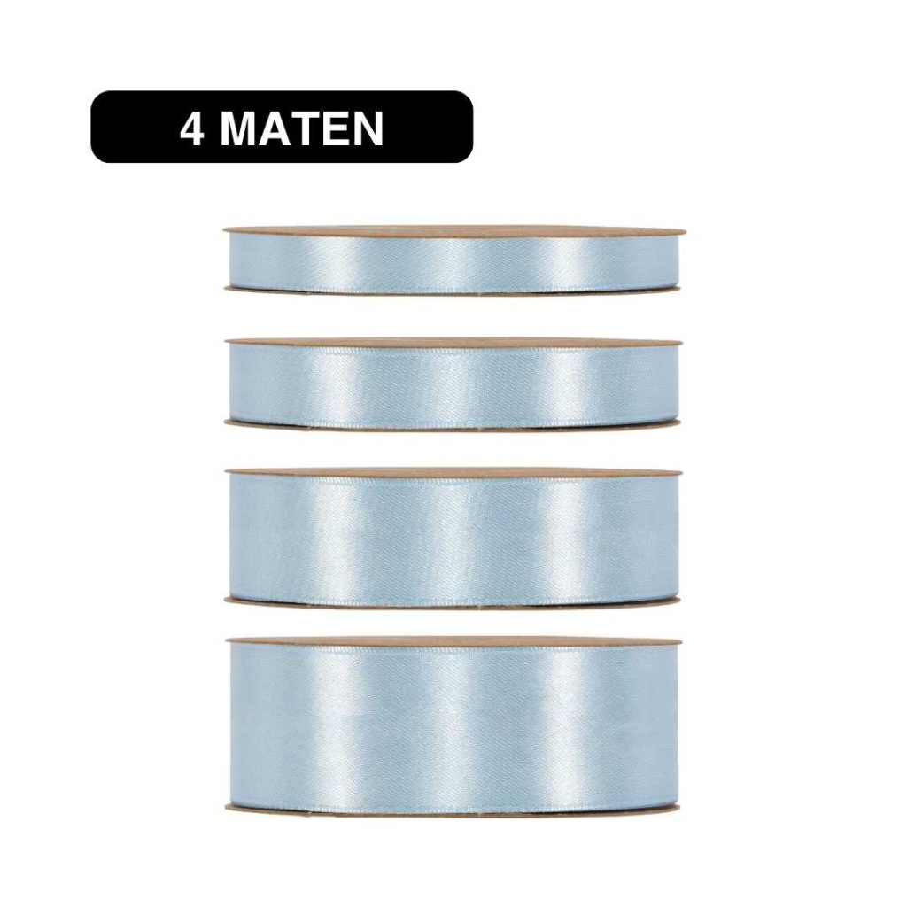Double Satin Classic – Lichtblauw – 50m – Lint