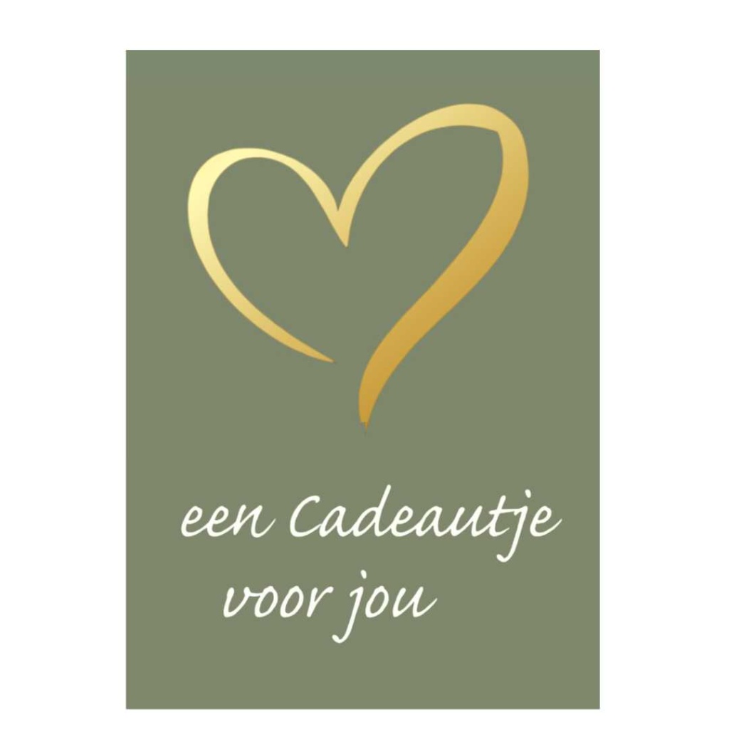 Wenskaart – “een cadeautje voor jou”