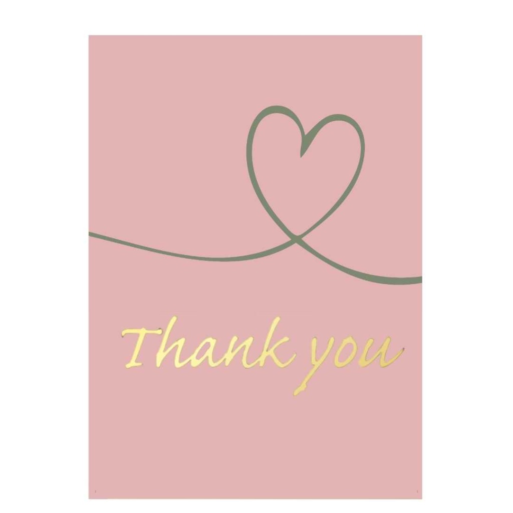 Wenskaart – “Thank you”