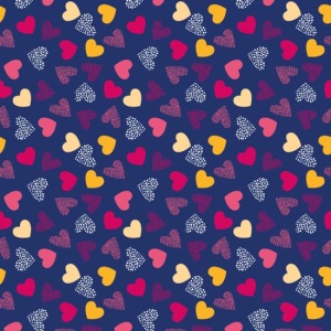 Cadeaupapier Set - Bright Celebration Collection (6 Stuks) - 200×70 cm - Geel, Rood, Donkerblauw & Multicolor - Strepen, Feesthoedjes, Bloemen & Hartjes - Inpakpapier