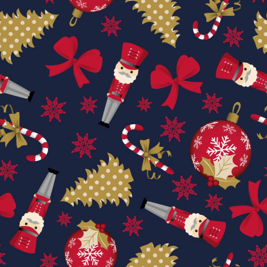 Papierrol  - Kerst - notenkraker – 50cm x 100m
