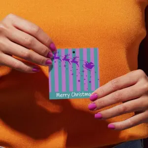 Cadeaukaartje - Merry Christmas Rendieren - 20 Stuks