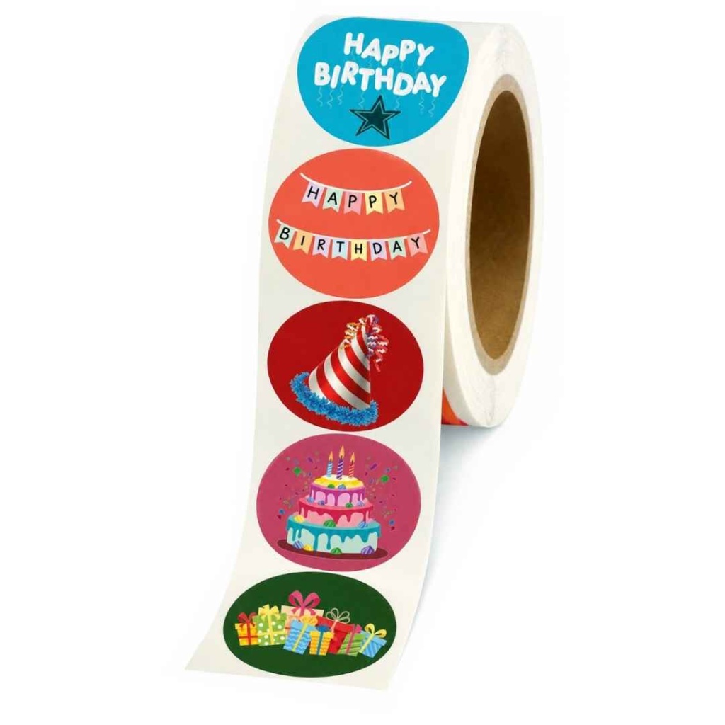 Stickers - Partytime-Mix - 250 Stuks