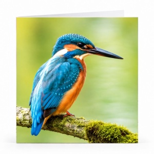 Wenskaart - "IJsvogel"