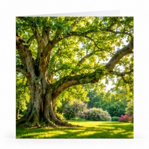 Wenskaart - "Oude boom"