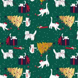 Cadeaupapier Set – Merry Moments Collection (5 Stuks) – 200×70 cm – Rood, Groen, Goud & Navy – Kerstmannen, Notenkrakers, Rendieren & Feestelijke Prints – Inpakpapier
