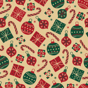 Cadeaupapier Set – Rustic Christmas Collection (5 Stuks) – 200×70 cm – Kraft, Rood & Groen – Rendieren, Wintertakken, Kerstballen & Botanische Prints – Inpakpapier