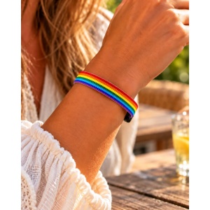 Festival Armbandjes - "Regenboog"- 10 Stuks