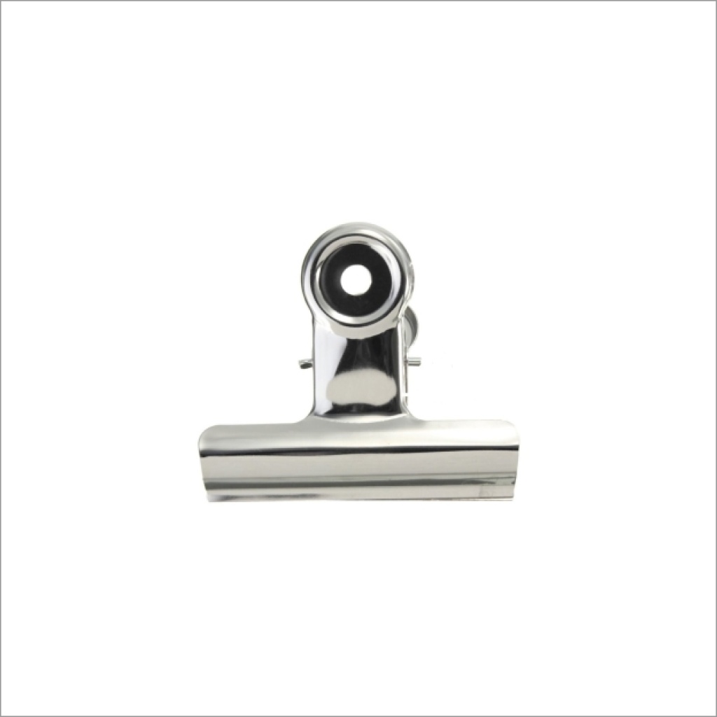 Bulldog klem - 20 mm - metaal zilver 12st.
