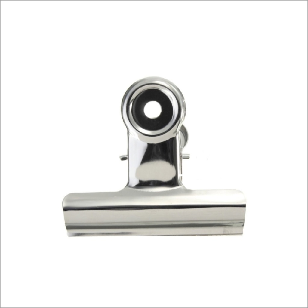 Bulldog klem - 38 mm - metaal zilver 10st.