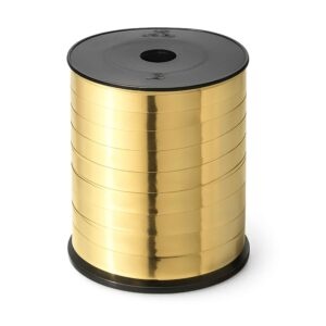 Krullint – metallic 10 mm x 250 meter – goud