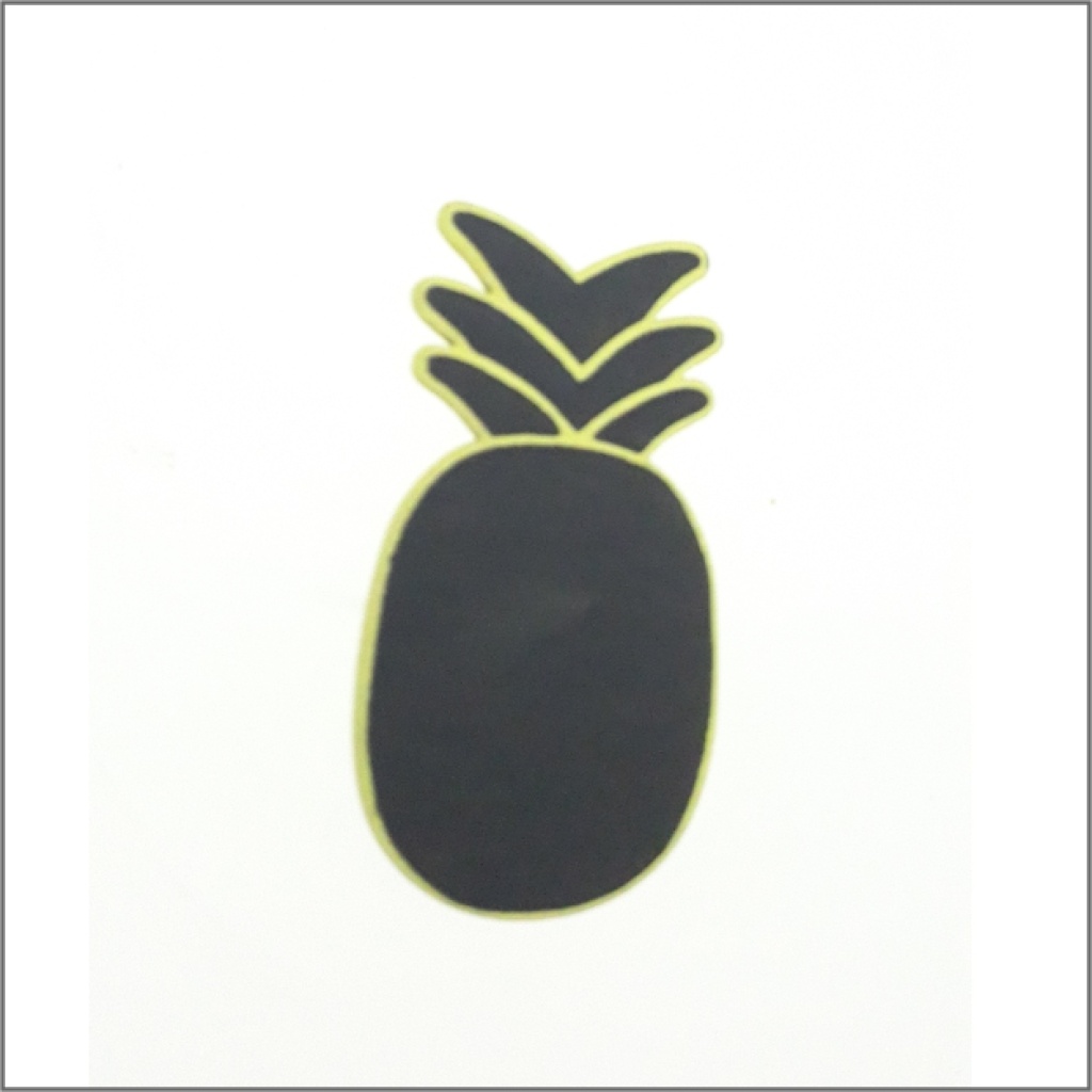 Knijpers-krijtbordje - Ananas