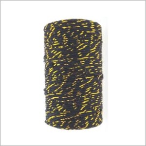 Twist koord zwart-goud – 100 meter
